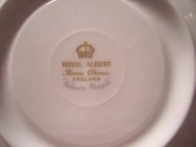 Royal Albert SILVER MAPLE fine bone china set for 4 - Photo 3