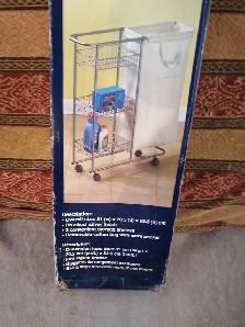 3 tier laundry cart with canvas bag - Photo 2