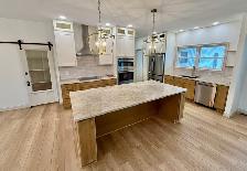 White Quartz Countertops - With Big Beautiful Grey Veins