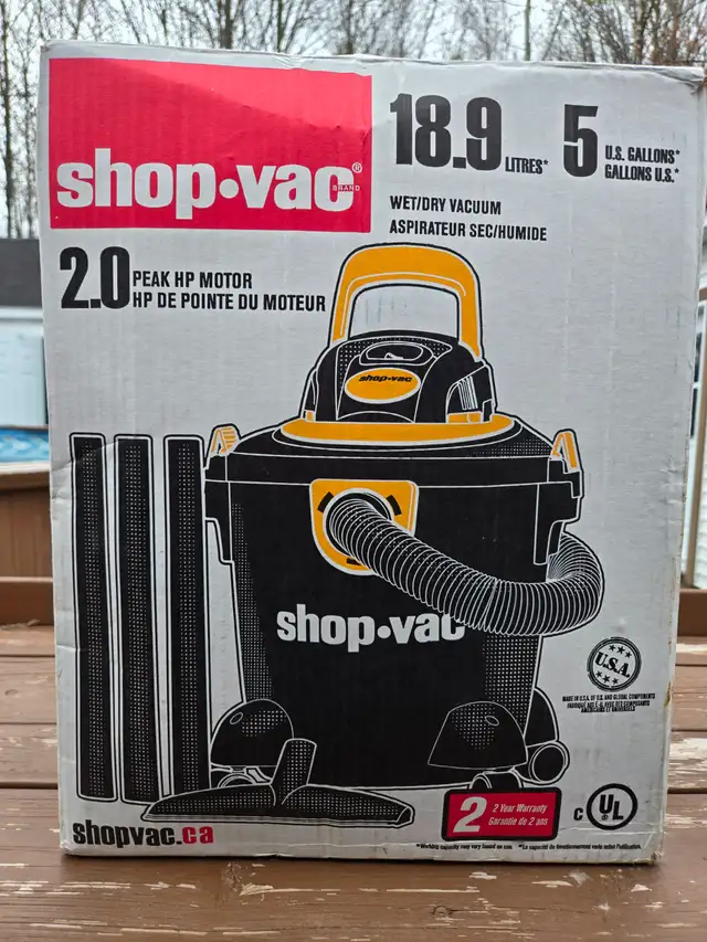 Aspirateur Shop Vac 18.9 Litres 2 HP - Photo 8