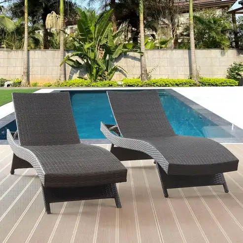Brand New Set of 2 79' Patio Reclining Chair $199 - Photo 3