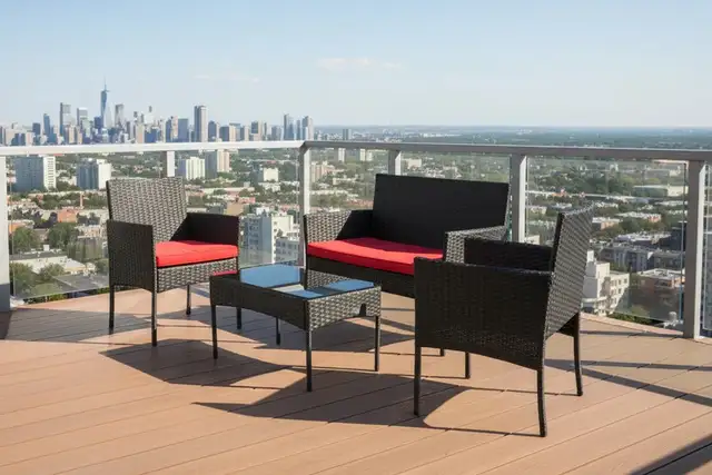 Brand New Simple & Elegant 4pcs Patio Furniture Set Selling $199 - Photo 3