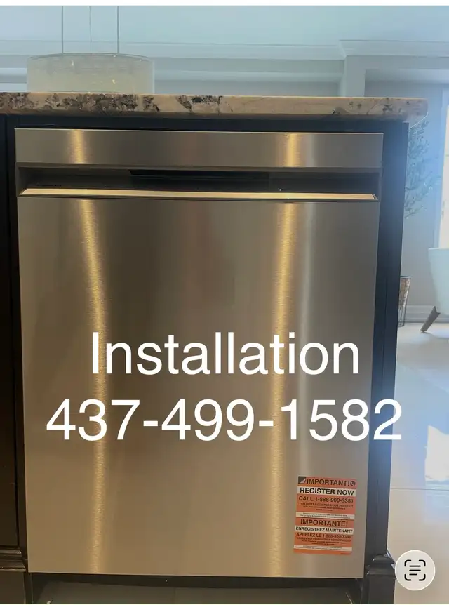 Dishwasher installation