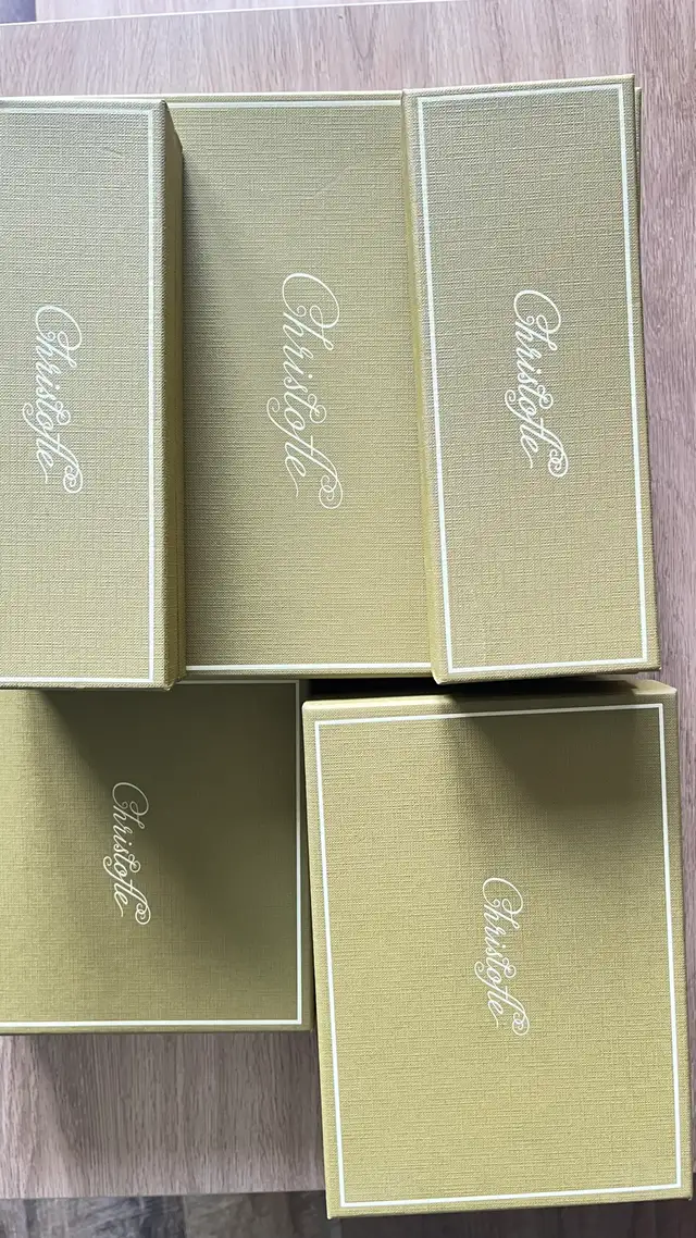 Authentic Christofle Empty Boxes