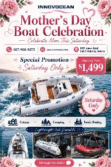 Mother’s Day Deal! INNOVOCEAN inflatable boats from $