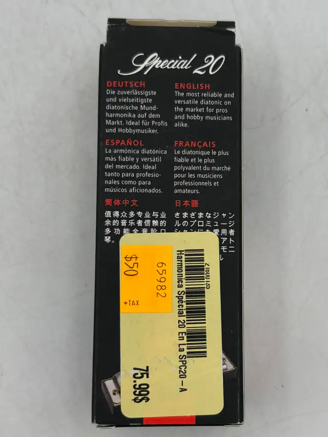 Hohner Key A Harmonica Special 20 NEW IN BOX - Photo 2