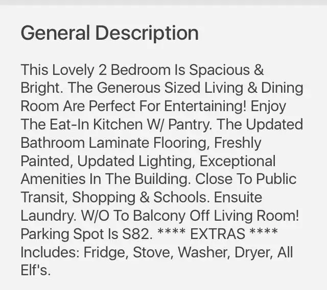 north york condon for rent