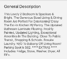 north york condon for rent