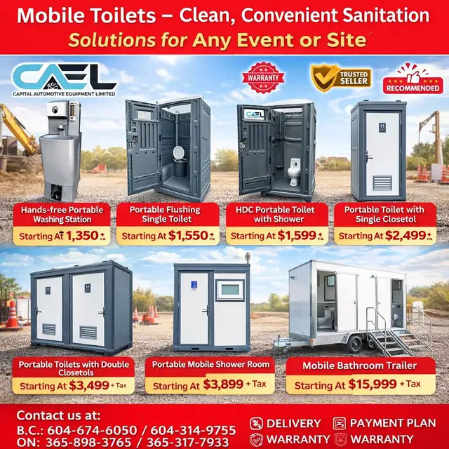 Mobile Toilets – Clean, Convenient Sanitation Solutions