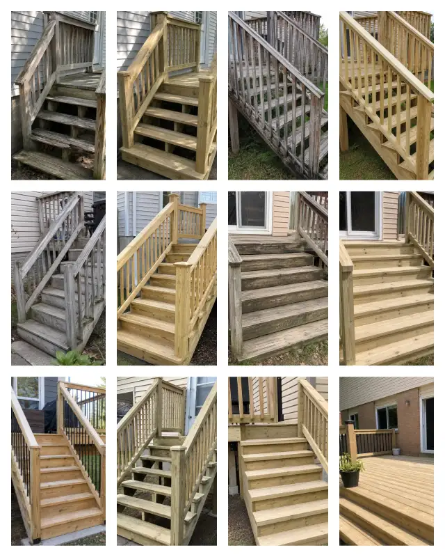 Exterior Stairs, Railings & Small Repairs
