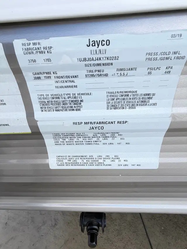 2019 JAYCO JAYFLIGHT 175RD SLX  2,910lbs FINANCING AVAILABLE - Photo 14