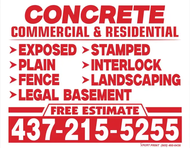 concrete work