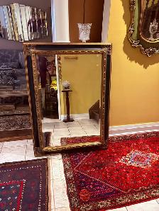 Gold & Black  large beveled wall mirror 32X44 inch