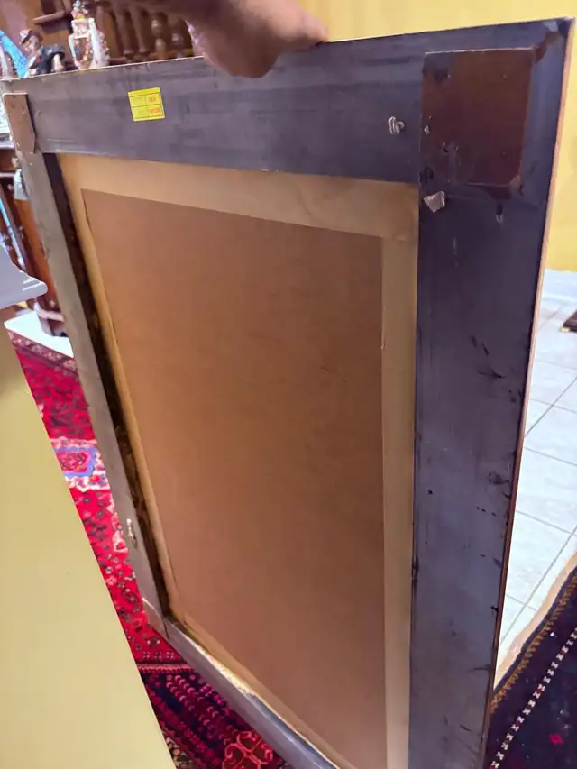 Gold & Black  large beveled wall mirror 32X44 inch - Photo 3