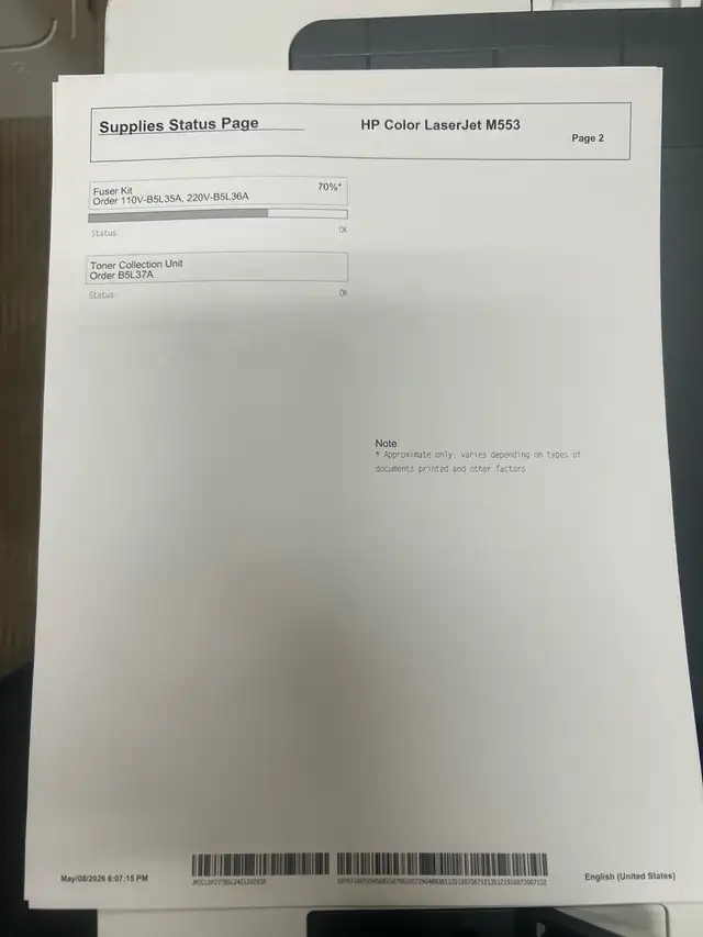 Hp ColorJet Enterprise M553 B5L24A - Photo 7