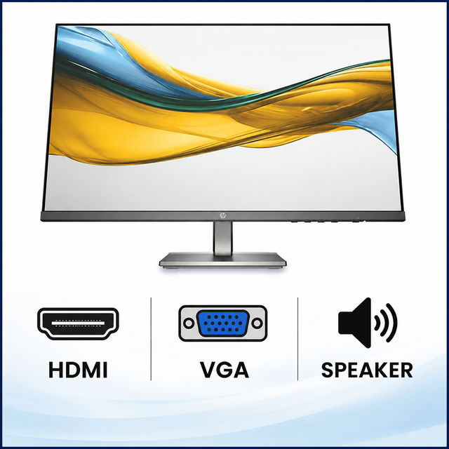 HP Series 5 524da 23.8' Monitor HDMI,VGA, Built in Speaker-New