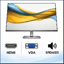 HP Series 5 524da 23.8' Monitor HDMI,VGA, Built in Speaker-New