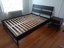 Lit 2 places IKEA (sans matelas) en très bon état