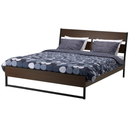 Lit 2 places IKEA (sans matelas) en très bon état - Photo 5