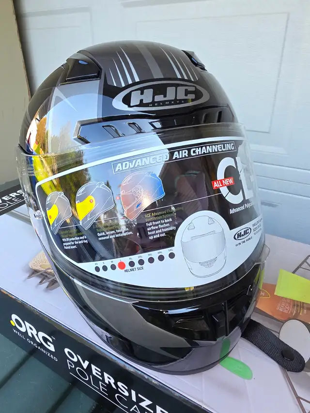 HJC CL-17 Stryker Full Face Motorcycle Helmet Size Large L - Photo 8