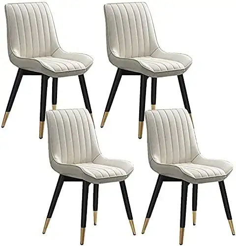 Brand New Set of 4 PU Upholstered Dining Chairs Special $449