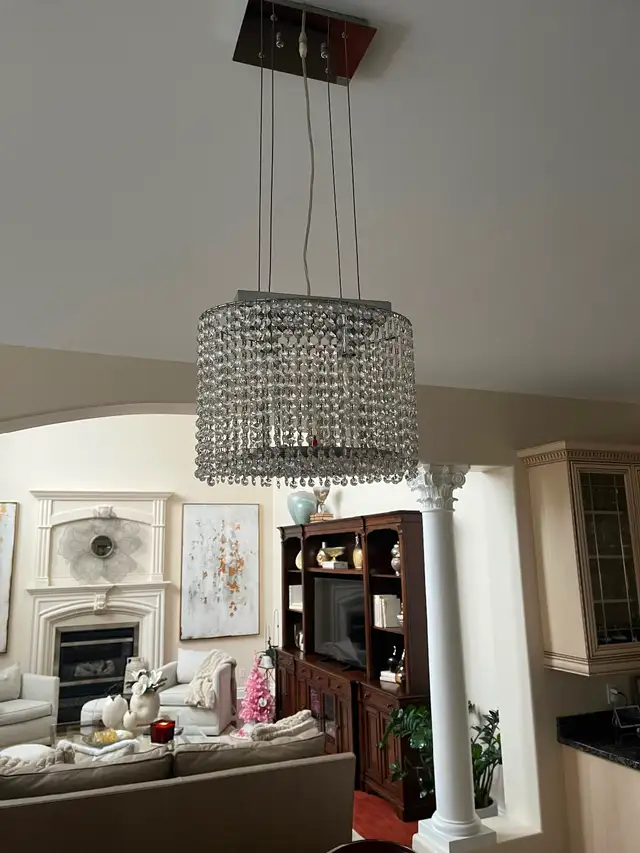 Beautiful Crystal Lights- Pendants - Set of Three - Photo 2