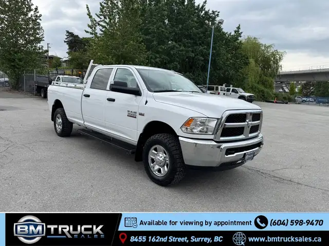 2018 Ram 3500 SXT Crew Cab / 8 Ft Long Box / Power Lift Gate