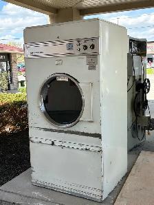 Huebsch 37lb Commercial Gas Dryer Tested Working 120K BTU - Photo 3