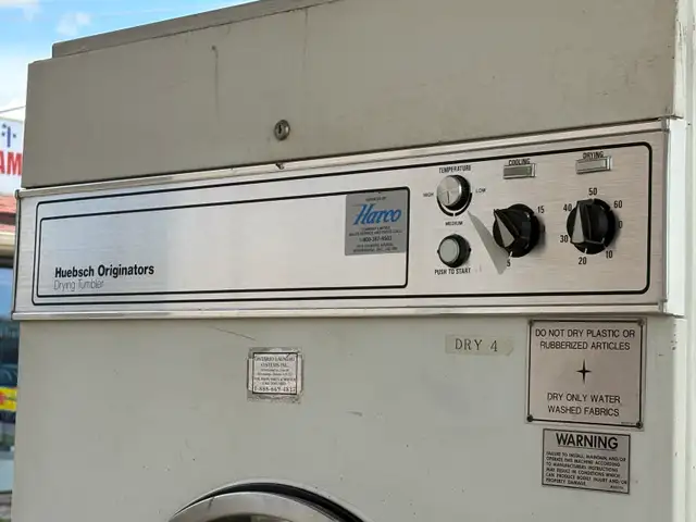 Huebsch 37lb Commercial Gas Dryer Tested Working 120K BTU - Photo 4