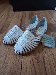 Women’s Sentiments Genuine Leather Flat Shoes - New