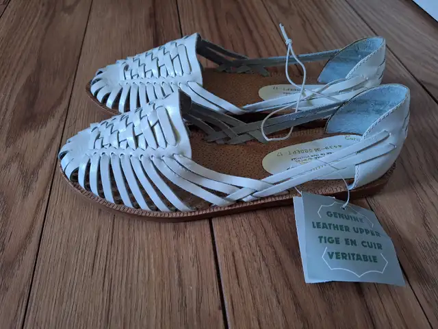 Women’s Sentiments Genuine Leather Flat Shoes - New - Photo 4