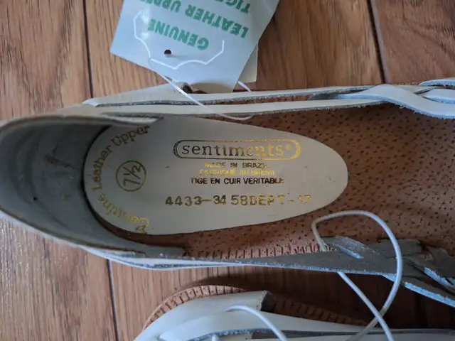 Women’s Sentiments Genuine Leather Flat Shoes - New - Photo 7