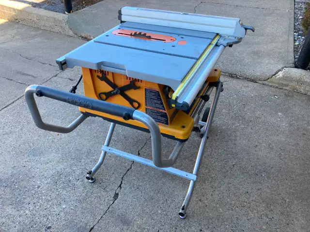 RIDGID 10' TABLESAW WITH WHEELED STAND AND ACCESSORIES - Photo 2