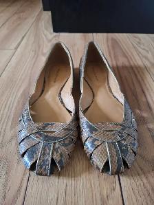 Women’s Predictions Snakeskin Flat Shoes - New