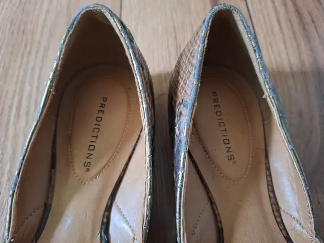 Women’s Predictions Snakeskin Flat Shoes - New - Photo 7