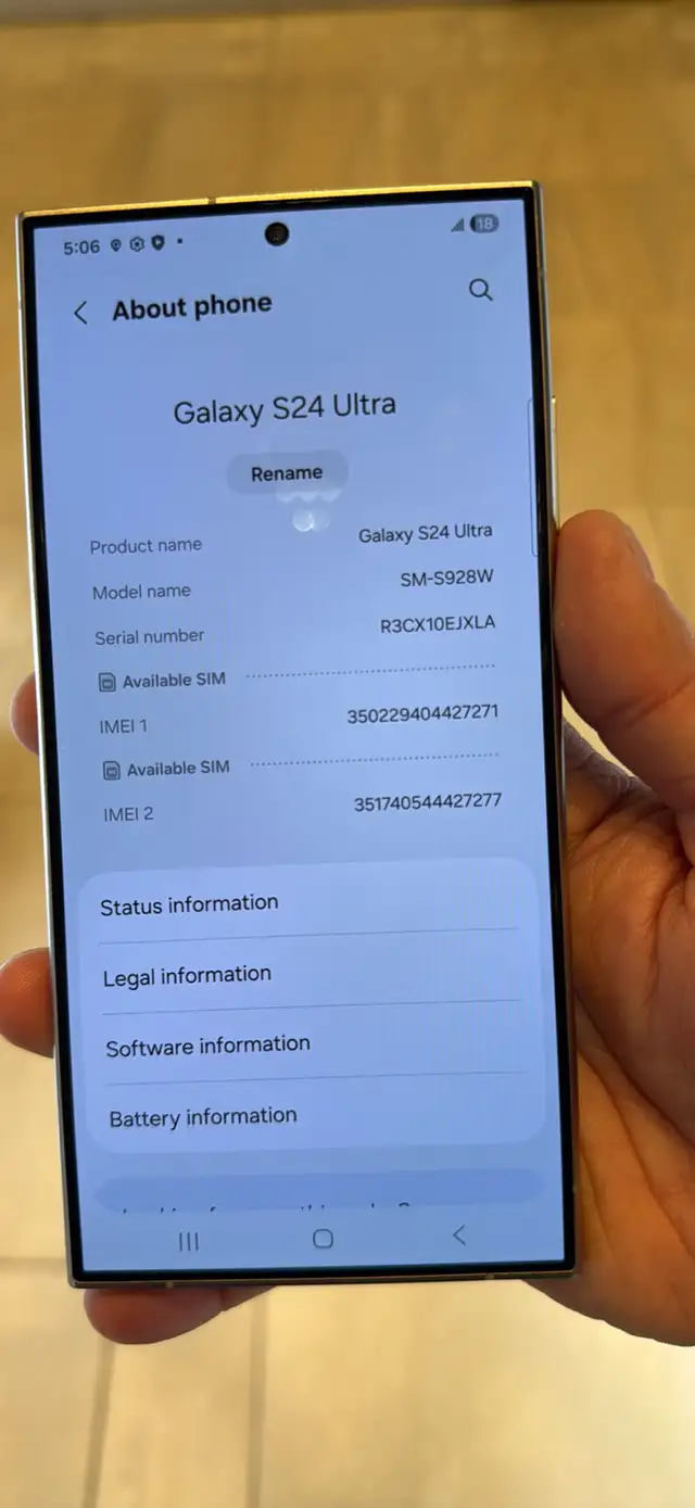 Like new Samsung S24 Ultra | 256gb | 6 months warran - Photo 4