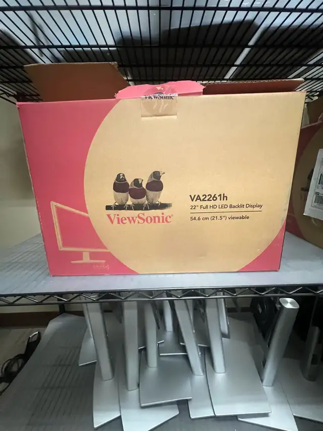 ViewSonic 22" Monitors VA2261h x 2 Open Box