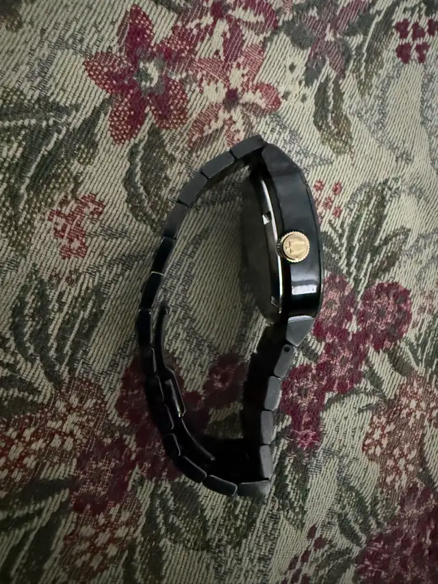 Bulova Men's Modern Automatic Black Dial Black Bracelet Watch - Photo 3