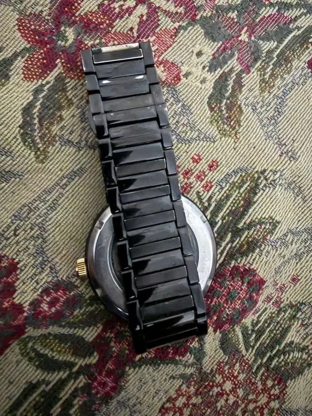 Bulova Men's Modern Automatic Black Dial Black Bracelet Watch - Photo 4