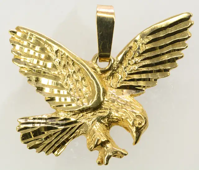 10K EAGLE PENDANT