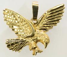 10K EAGLE PENDANT