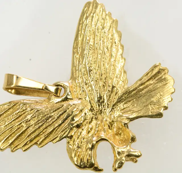 10K EAGLE PENDANT - Photo 3