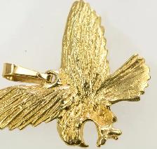 10K EAGLE PENDANT - Photo 3