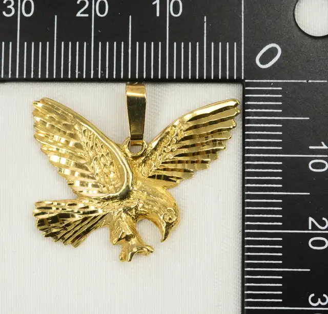 10K EAGLE PENDANT - Photo 4