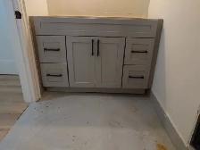 washroom Vanity Cabinets Countertops Solid Wood