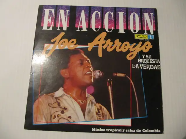 En Accion Joe Arroyo Y Su Orquesta La Verdad LP Circa 1989-90