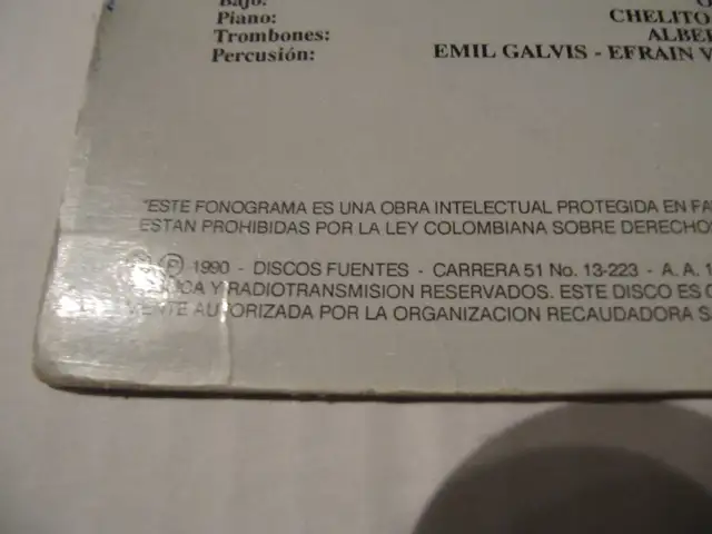 En Accion Joe Arroyo Y Su Orquesta La Verdad LP Circa 1989-90 - Photo 5