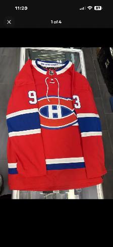 FANATICS AUTHENTIC PRO MONTREAL CANADIENS HOCKEY JERSEY #93