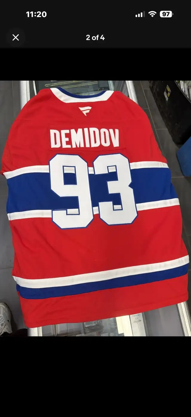 FANATICS AUTHENTIC PRO MONTREAL CANADIENS HOCKEY JERSEY #93 - Photo 2