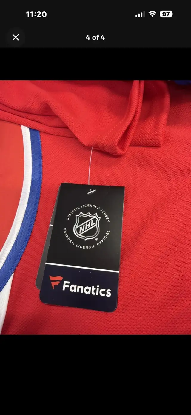 FANATICS AUTHENTIC PRO MONTREAL CANADIENS HOCKEY JERSEY #93 - Photo 4